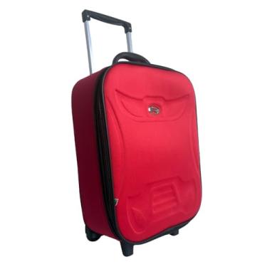Imagem de Mala de bordo Viagem 10Kg padrão ANAC Com Expansor Forrada E Resistente (Vermelho)