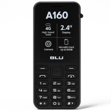 Imagem de Celular Simples Para Idosos BLU A160 4G com Rádio FM e Teclas Grandes