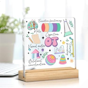 Imagem de Placa de acrílico floral, presente de agradecimento para decoração de mesa de escritório para mesa, prateleira, escritório, sala de estar, quarto, 5