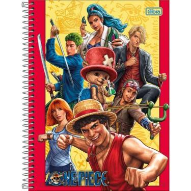 Imagem de Caderno Espiral Capa Dura Universitário Connect 10 Matérias One Piece 