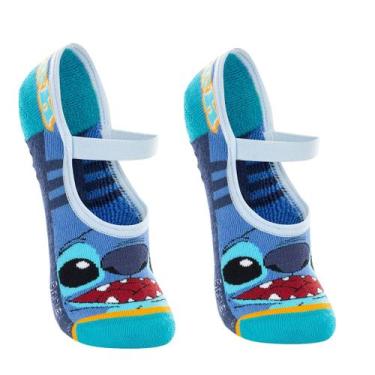 Imagem de Lupo meia sapatilha  antiderrapante infantil stitch disney, 30-36, Sti