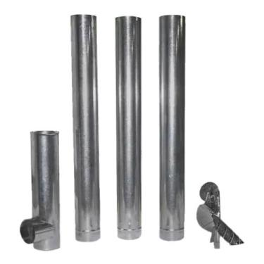 Imagem de Kit Chaminé para Fogão a Lenha com 6 Peças - Venax