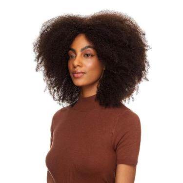 Imagem de Peruca Cabelo Natural Cacheado 50cm Textura Kinky De Benguela 230g, Ca
