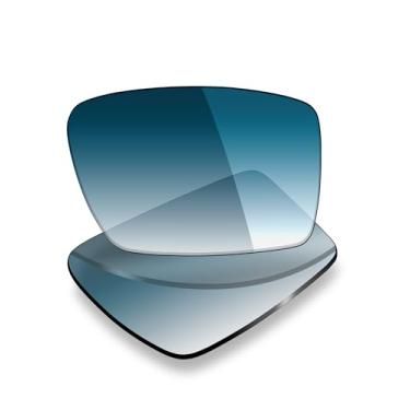 Imagem de Mryok Lentes de reposição UV400 para óculos de sol Oakley Eyepatch 2 OO9136, HD Polarized, proteção UV, resistente a impactos e ajuste perfeito - Tom gradiente azul