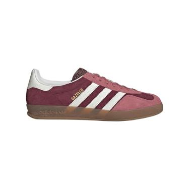 Imagem de adidas Tênis masculino Gazelle Indoor, Marrom/branco nuvem/carmesim pré-amado, 44