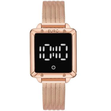 Imagem de Relógio Euro Feminino Fashion Fit Led Rosé - Eumd2404af-4j Relógio Euro Feminino Ff Led Rosé - Eumd2404af-4j
