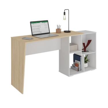 Imagem de Mesa Para Com Nichos Salamanca Carvalho Branco