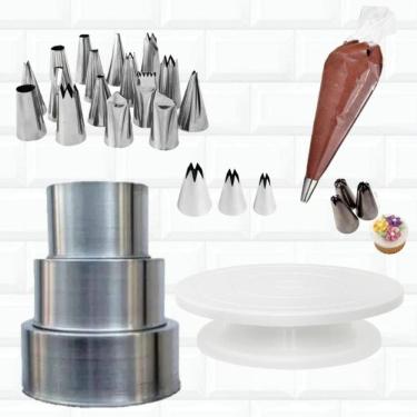 Imagem de Kit Confeiteiro Completo Bailarina + Sacos + Bicos