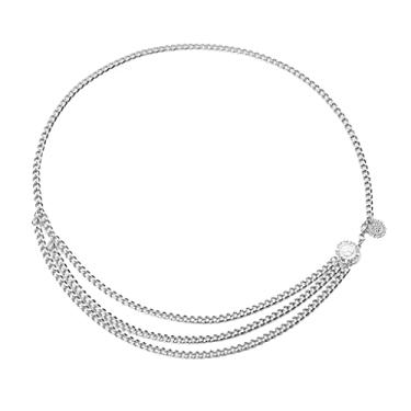 Imagem de barenx Biquíni com corrente de alumínio multicamadas cintura boêmia verão praia cinto, Não disponível, não disponível