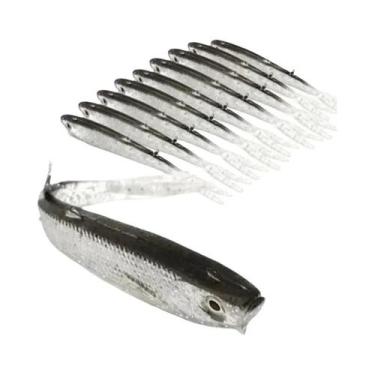 Imagem de Isca Artificial De Silicone Macia Com Gancho E Cauda Em Forma De Garfo