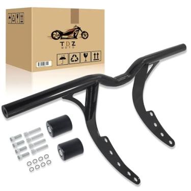 Imagem de TDZ Barra de proteção de motor preta de 3,5 cm para Harley Softail Street Bob FXBB 2018-2024, Low Rider FXLR, 2018-2020 Low Rider FXLR, 2020-2024 Low Rider S FXLRS, 2022-2024 Low Rider ST FXLRST