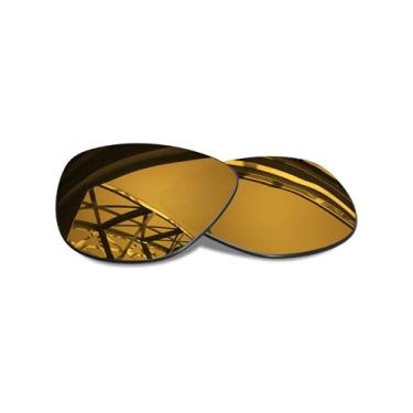 Imagem de Lentes de substituição masculinas SmartVLT para óculos de sol Oakley Frogskins OO9013 - Mais opções, Bronze Gold, One Size
