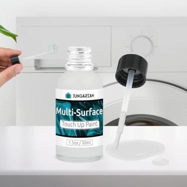 Imagem de Jungarian Tinta de retoque branca, caneta de tinta de retoque multisuperfície para gabinete, móveis, parede, porcelana, capa de pintura de eletrodomésticos semi brilhante, tinta interna e externa, 30