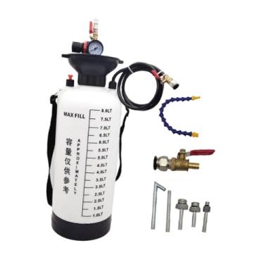 Imagem de MotiveTech Bomba extratora de óleo para fluido de transmissão automotiva com escala transparente, manômetro, adaptador de liberação rápida e acessórios, 8 L