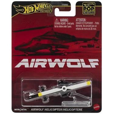 Imagem de Carro HOT Wheels Premium POP Cultura Airwolf Helicopter Mattel HXD63