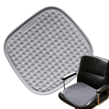 Imagem de Almofada de assento de carro | Almofada de resfriamento antiderrapante para cadeira | Almofada de assento de gel de favo de mel multifuncional para local de trabalho e direção