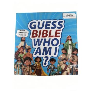 Imagem de Guessing Bible Who I Am Game? – Bible Trivia Card Game for Kids & Families, 24 Holy Bible Characters with Life Story & Verse Cards, Christian Sunday School & Youth Group Games Catholic Gifts