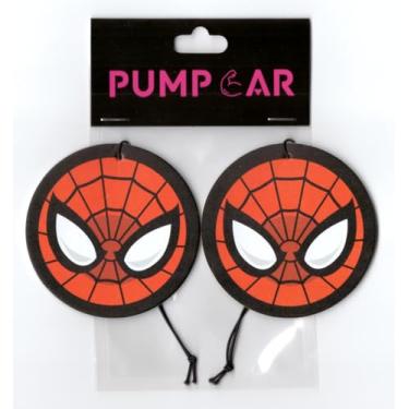 Imagem de PumpCar 2 peças círculo de aranha pendurado dupla face desenho animado aroma cereja engraçado aromatizador de ar carro aranha legal pendurado para espelho retrovisor acessórios interiores de carro