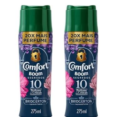Imagem de 2 Boom Segredos Amaciante de Roupas, Perfume de Cristais, 275g cada, Kit 2 Unidades