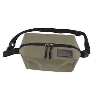 Imagem de SIWOTED Caixa dispensadora de tecido para acampamento ao ar livre, suporte de papel higiênico de lona, ​​guardanapo, capa de papel para tenda, casa, escritório, OD verde