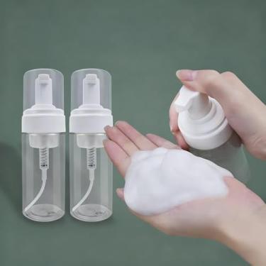 Imagem de Garrafa de espuma de 100 ml/150 ml/200 ml, limpador facial, frascos de espuma de plástico portátil, dispensador de xampu de loção recarregável (200 ml)