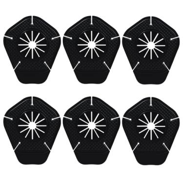 Imagem de YENOVO 6 peças de protetores de pivô de limpador de silicone, capas protetoras contra poeira do orifício do limpador, tampas protetoras de orifício do braço do limpador de para-brisa, acessórios