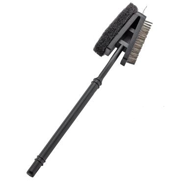 Imagem de Simplistex Conjunto de ferramentas de churrasqueira de aço inoxidável de 3 peças com pinça, espátula e garfo - Acessórios para churrasqueiras externas (complemento de escova de grelha)