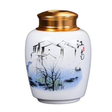 Imagem de YXCQHZM Urna funerária para cinzas de adultos e animais de estimação, urnas humanas pequenas de cremação, urna de lembrança de cerâmica para cinzas de cães/cinzas de gato/pássaros, vermelho B (A, 12