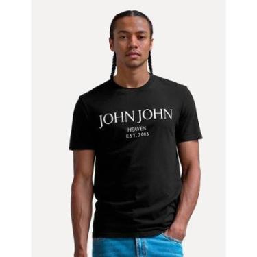 Imagem de Camiseta John John Masculina Regular Fit Special Preto-Masculino