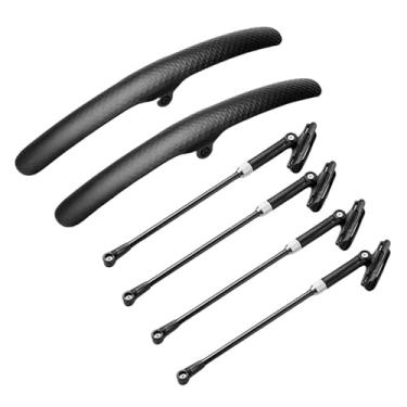 Imagem de 1/2PCS Para-lama de Bicicleta para Bicicleta de Estrada 700C, Protetor de Pneu Dianteiro e Traseiro, Peças para Ciclismo(XQ550 2PCS)