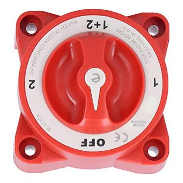 Imagem de KIMISS Interruptor de Bateria à Prova d'água IP66 de 4 Posições Com Terminal 3/8 Pol.-16 para Motorhomes, Iates e Mac Ry de Construção - Isolador de Corrente Contínua 350A (#11)