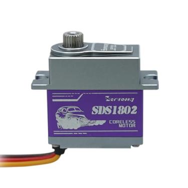 Imagem de SERVOMY SDS1802 TRX4M Servo Upgrade - 8.5KG High Torque Coreless RC Servo Motor 8.4V 0.07S 180° IP67 Waterproof Full Metal Micro Servo for Small RC Crawlers, Robots TRX Models