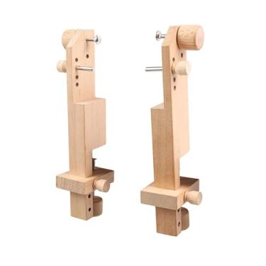 Imagem de Colaxi Suporte para bastidor de ponto cruz com presilha, ideal para bordado à mão e quilting.