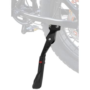 Imagem de BAOUFF Suporte para bicicleta de 61.0 cm-73.7 cm, ajustável com furo de montagem de 40 mm, suporte lateral de alumínio para bicicleta Ebike Kids Bike Mountain Bike