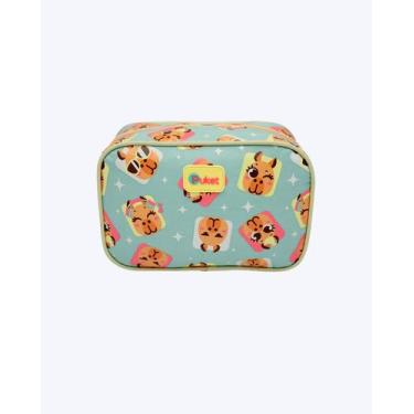 Imagem de Necessaire Média Capivara Puket 050404259, Verde agua, UN