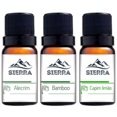 Imagem de Essência para difusor Alecrim Bamboo e Capim Limão Hidrossolúvel Aromatizador Umidificador Aromaterapia 10ml