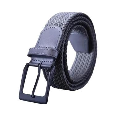 Imagem de Cinto Casual Masculino Elástico Trançado Tático Para Esportes Ao Ar Li