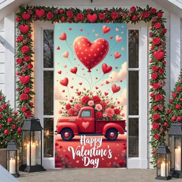 Imagem de Dia dos Namorados Amor Romântico Primavera Urso de Pelúcia Coração Banner Dia dos Namorados Balões de Coração Amor Para Presente Decoração de Quarto