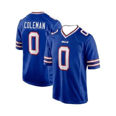 Imagem de Camisa De Futebol Americano Masculina Buffalo Bill Allen NO.10 Com Núm