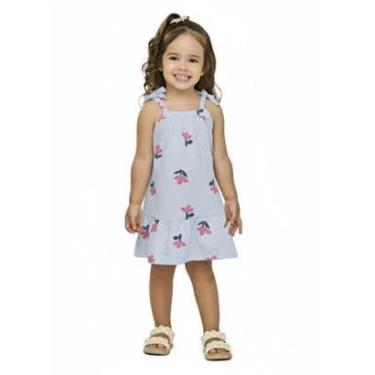 Imagem de Vestido Menina Infantil Flores - Elian-Feminino