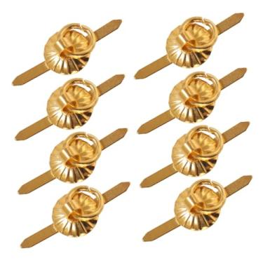 Imagem de VOSAREA Pegas decorativas Tiny House em miniatura escala 1:6 puxadores vintage mini acessórios de móveis