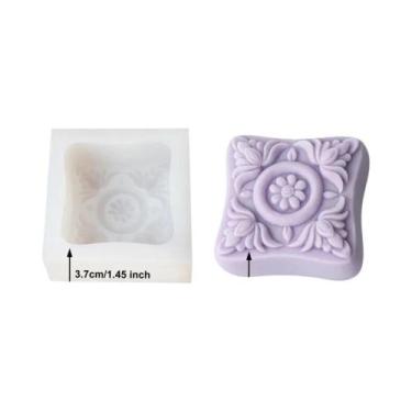 Imagem de Molde De Silicone Redondo 3D Para Sabonete, Vela, Resina, DIY, Present