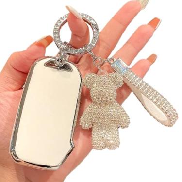 Imagem de Compatível com KIA RIO 3/K2/K3/K4/K5/Sportege/Picanto/Optima/Soul/Ceed/Sorento/Forte/Stinger/Cerato 2017 TPU Capa de chave de carro(Type D)