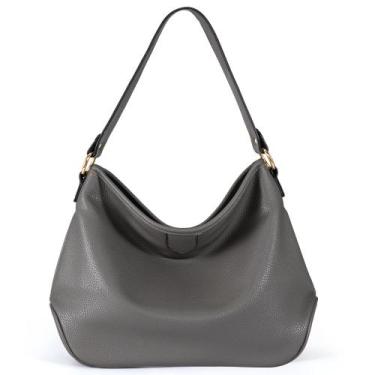 Imagem de Bolsa Hobo Montana West MWC-085GY em material vegano cinza