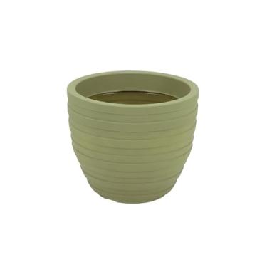 Imagem de Vaso Tramontina Inca em Polietileno Verde Oliva 45 cm