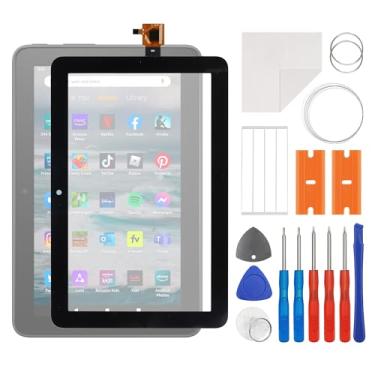 Imagem de SWARK Nova substituição de digitalizador de tela sensível ao toque para 2022 H D7 12th com kit de ferramentas de reparo de adesivo OCA - sem tela LCD - preto