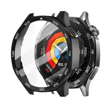 Imagem de VEVEL Capa PC para Huawei Watch GT4 5 cobertura total 46 mm capa protetora de tela para Huawei Watch GT5 Pro Watch (preto, GT4 46 mm)
