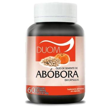 Imagem de Óleo de Semente de Abóbora 1000mg - Suplemento 60 Cápsulas - Duom