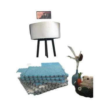 Imagem de Tapete De Brincar Infantil De Pelúcia Macia EVA, Carpete Para Bebês 30