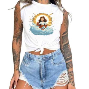 Imagem de Cropped T-Shirts Feminino Estampado Várias Estampas 45 - megan basic, 